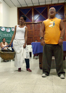 Singing and dancing at Caritas Cuba. Credits: Worms/Caritas