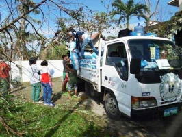 The Archdiocese of Palo Rehabilitation Unit (RRU) travelled overland to reach families affected by Hagiput. Credit: NASSA