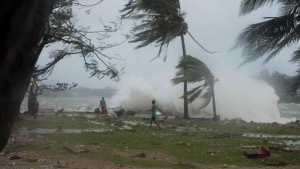 Cyclone Pam hits Vanuatu.