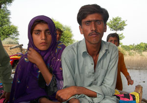 Asmatullah and his 12year old sister, Saima Bibi, are also among those helped with Caritas relief items. Credits: Chaudhury/Caritas Pakistan