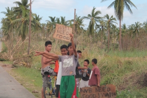 Food is an urgent need in the Philippines. Credit: Caritas
