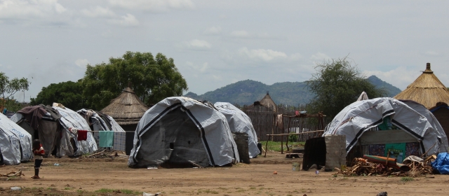Campamento San Vicente de Paul IDP en las afueras de Juba, Sudán del Sur. Foto: Faith Kasina/Caritas