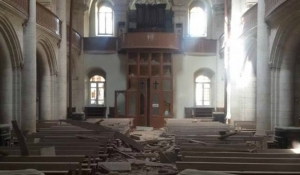 Churches have been damaged in rocket attacks. Credit: caritas Syria
