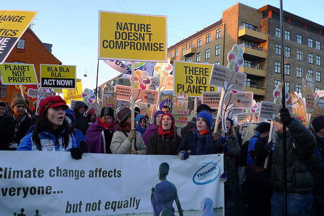 Campaigning for action on Climate Change. Photo by Trocaire