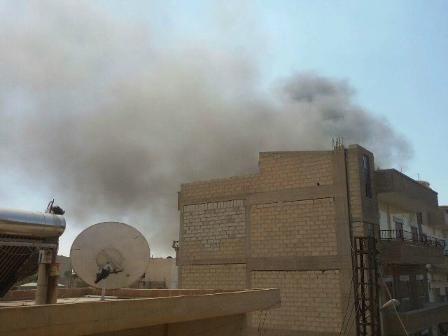 Photo taken by a Caritas Syria staff member with their mobile phone in Hassakeh, Syria. Credit: Caritas Syria