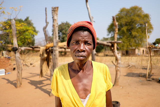 Food stores are empty in Zimbabwe with months before the next harvest. Photo by Isabel Corthier/Caritas