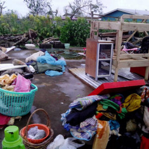 Cleaning up Vanuatu after the storm