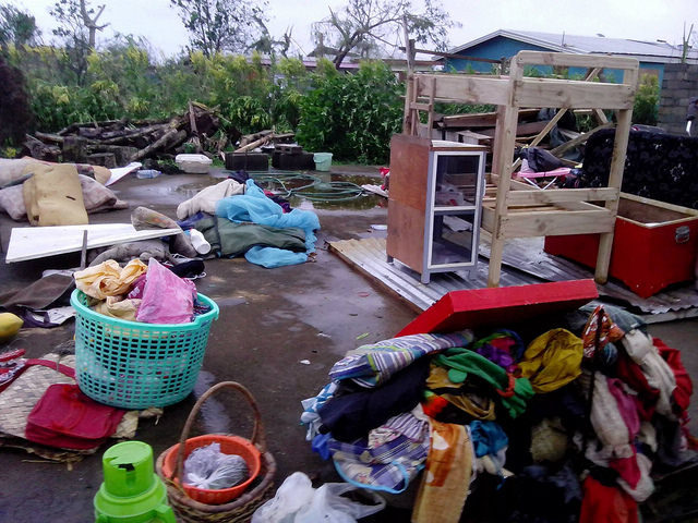 Cleaning up Vanuatu after the storm
