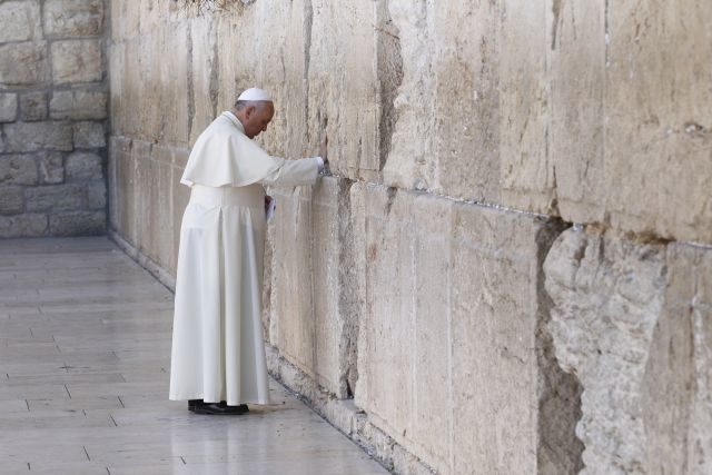 Pray for peace in the Holy Land with Pope Francis