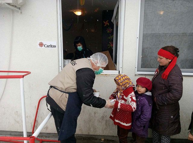 Caritas helps vulnerable people suffering from cold winter