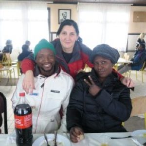 Christmas lunch with refugees in Belgrade