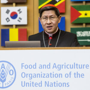Cardinal Tagle addresses ways to tackle food wasted during production