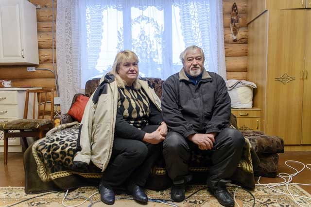 Displaced pensioners yearn for home in Ukraine