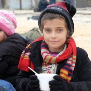 Love in a cold climate for refugees crossing Macedonia
