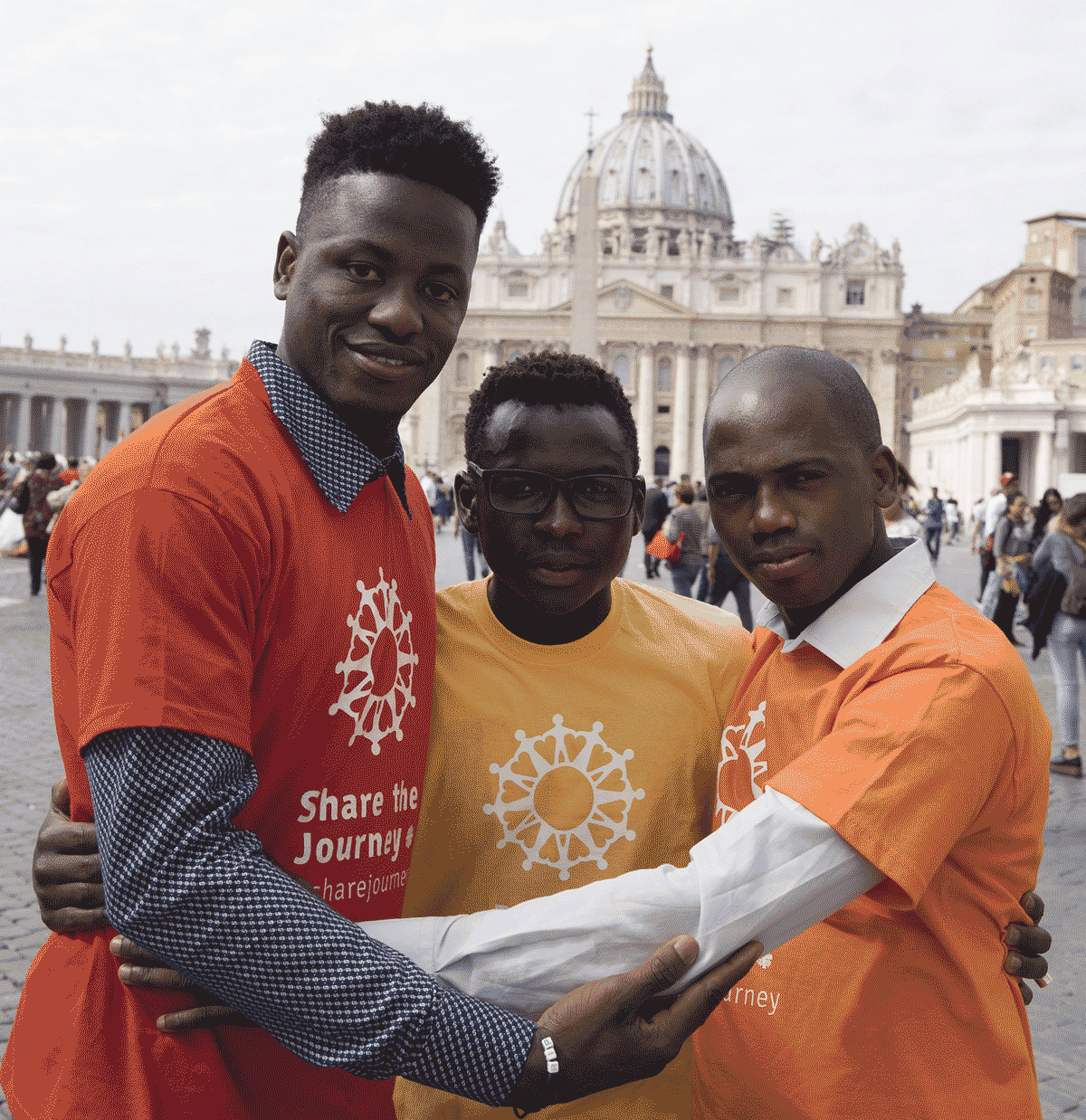 Young migrants join Caritas for the launch of the ‘Share the Journey’ campaign