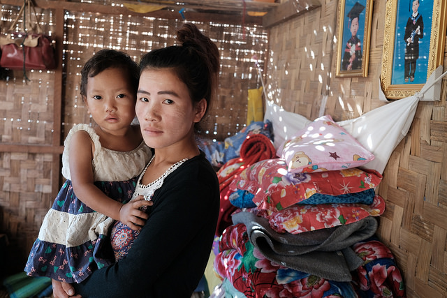 Ja Ittoi a fait l’objet d’une traite vers la Chine et d’un mariage forcé. Avant cela, elle avait fui de chez elle à cause du conflit dans l’État de Kachin. Photo de Patrick Nicholson / Caritas