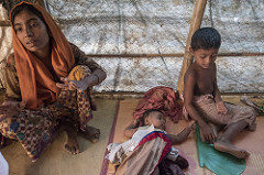 Birth and death in Rohingya refugee camps