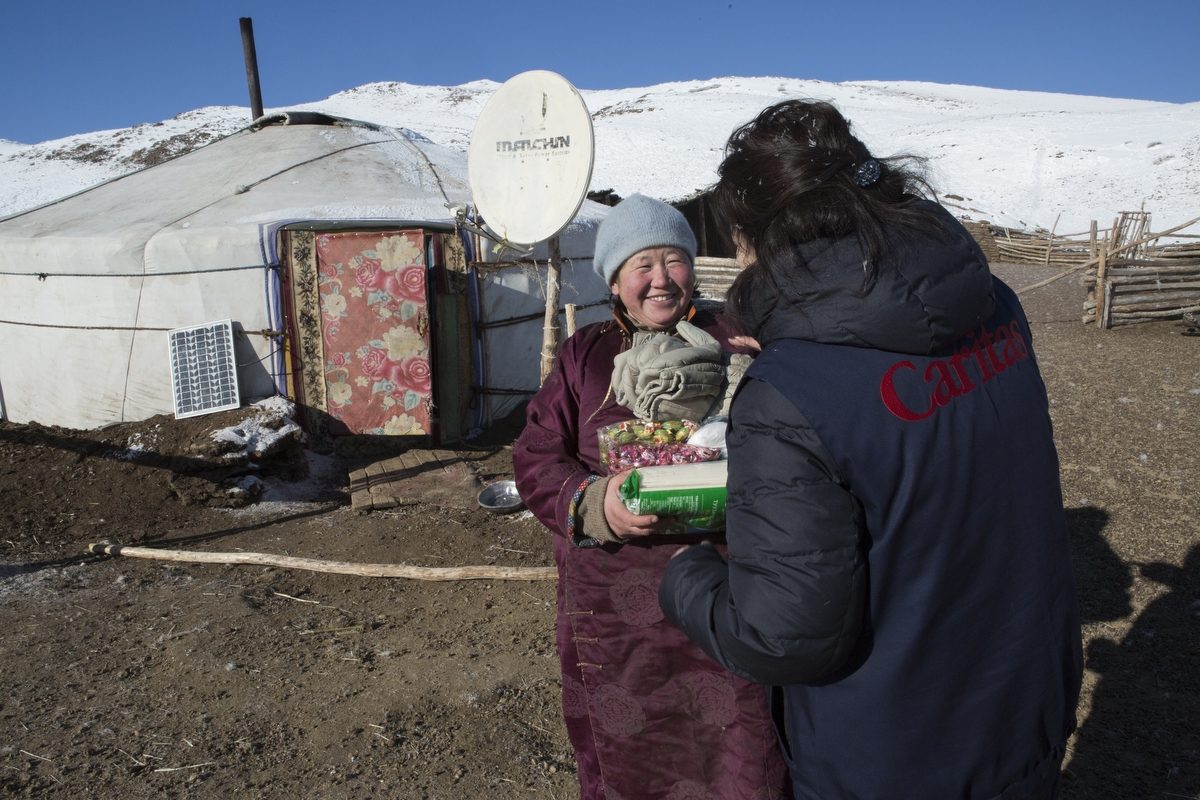 Respuesta de Caritas a dzud en Mongolia