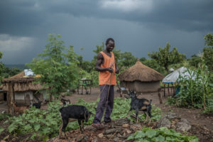 Martin Waru, 42, from South Sudan went to a caritas-supported Farmers Field School, where he learned new agricultural technical skills.