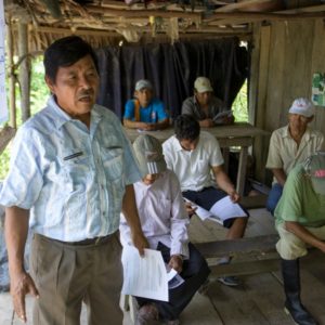 Rusbel Castornoque, elder of the Kukama people, Tarapacá, Peru, who works with REPAM