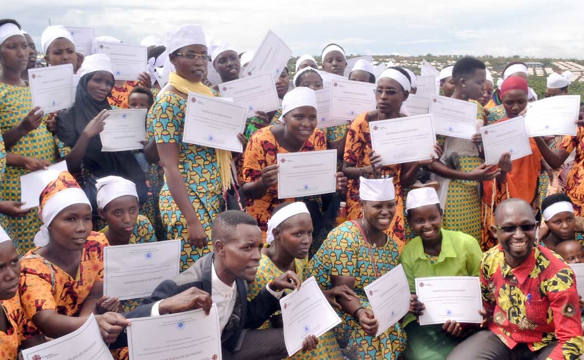 Building a sense of community in Mahama refugee camp, Rwanda