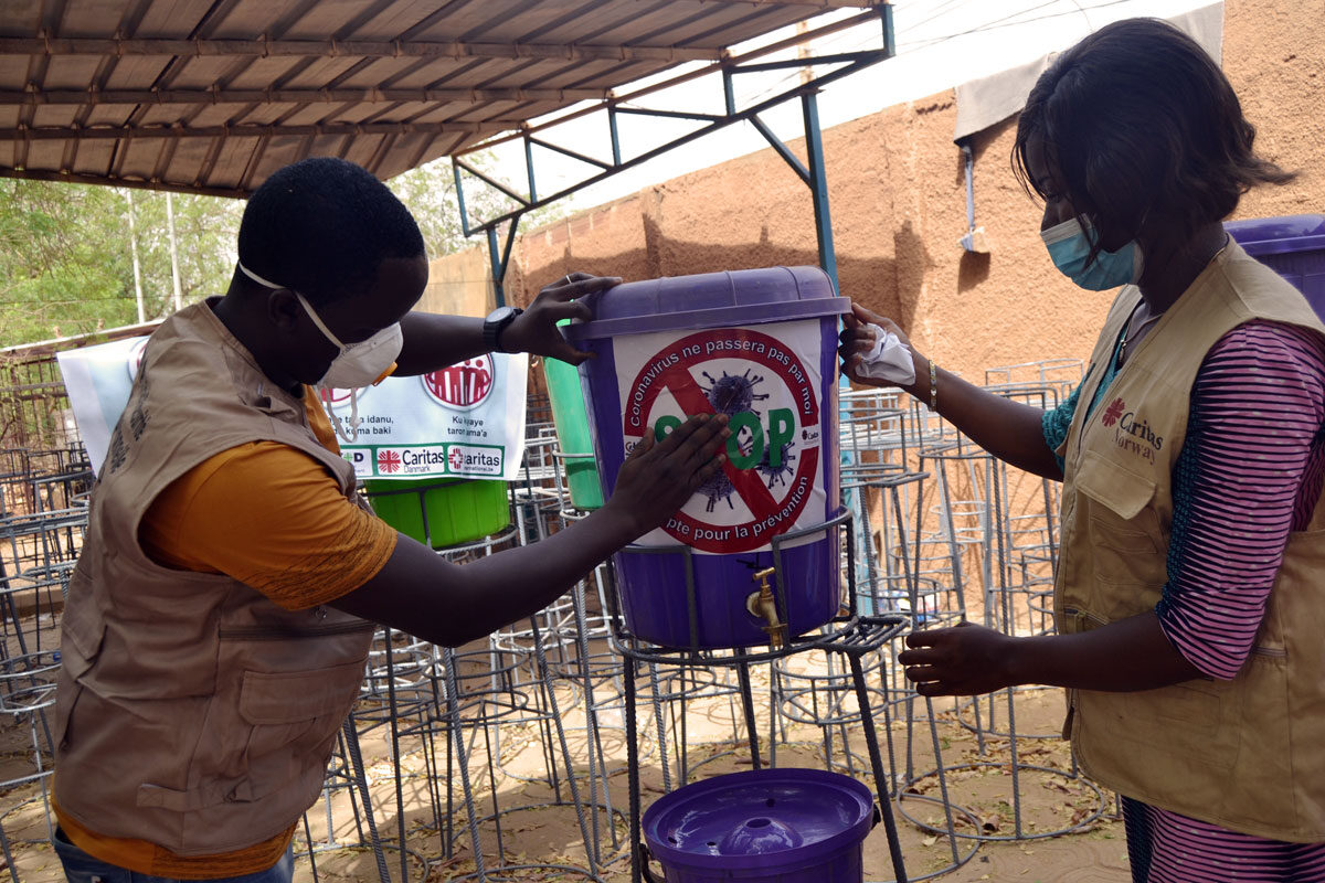 Caritas Niger ensuring people wash hands to save lives in COVID-19 fight