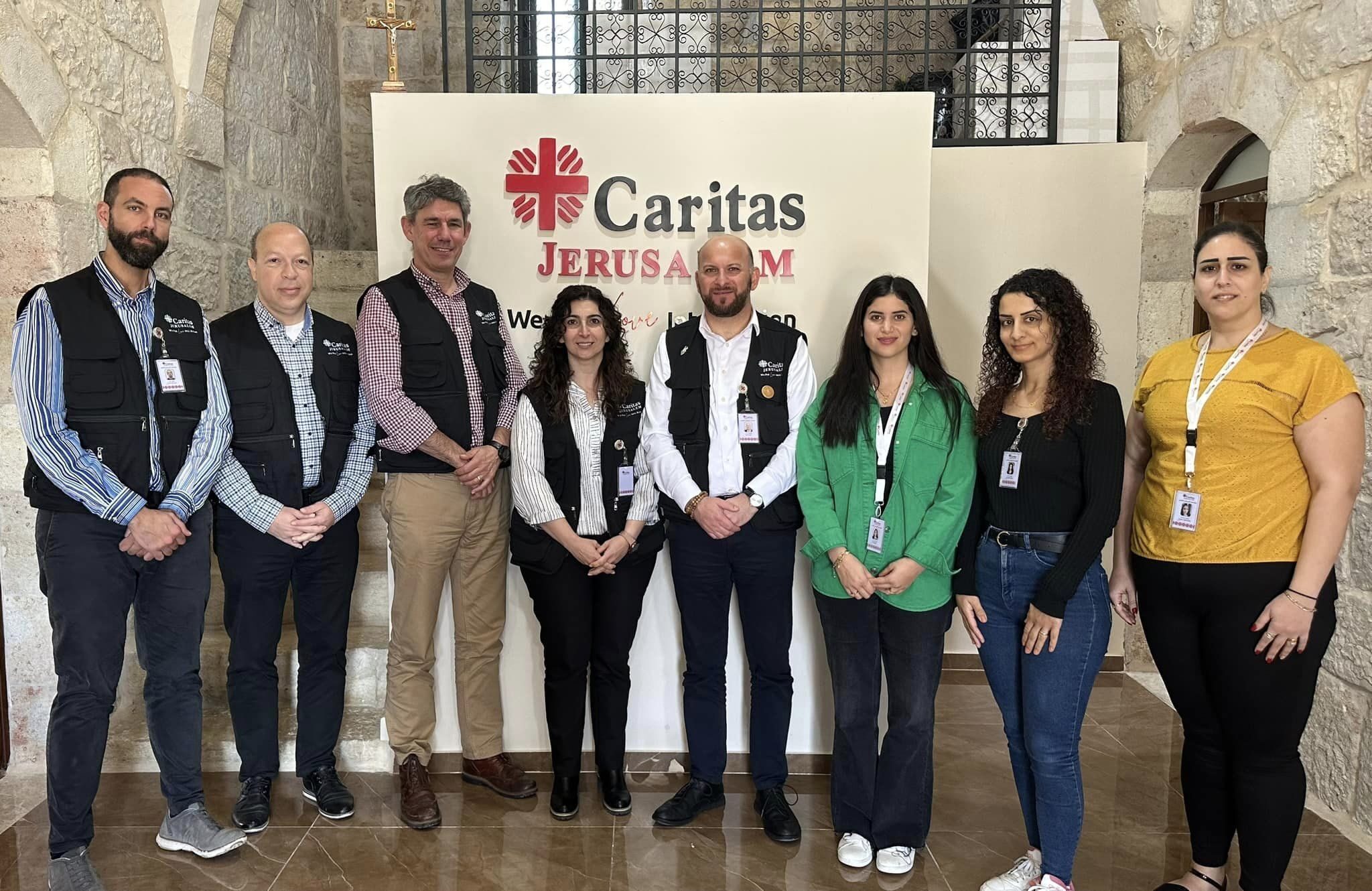 Caritas Internationalis secretary general visits the Holy Land